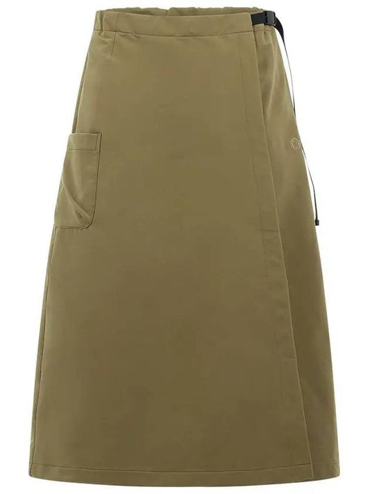 Women's OG Alpha Wrap A-Line Skirt Camel - OFFGRID - BALAAN 2