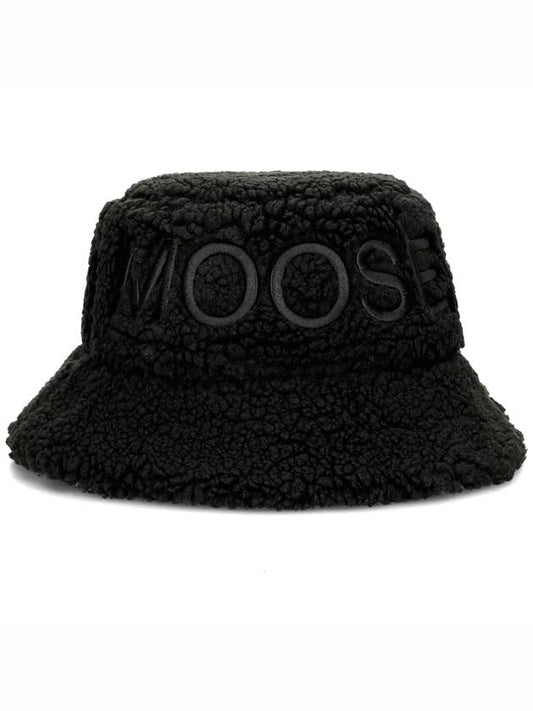 Men's Cobble Logo Bucket Hat Black - MOOSE KNUCKLES - BALAAN.