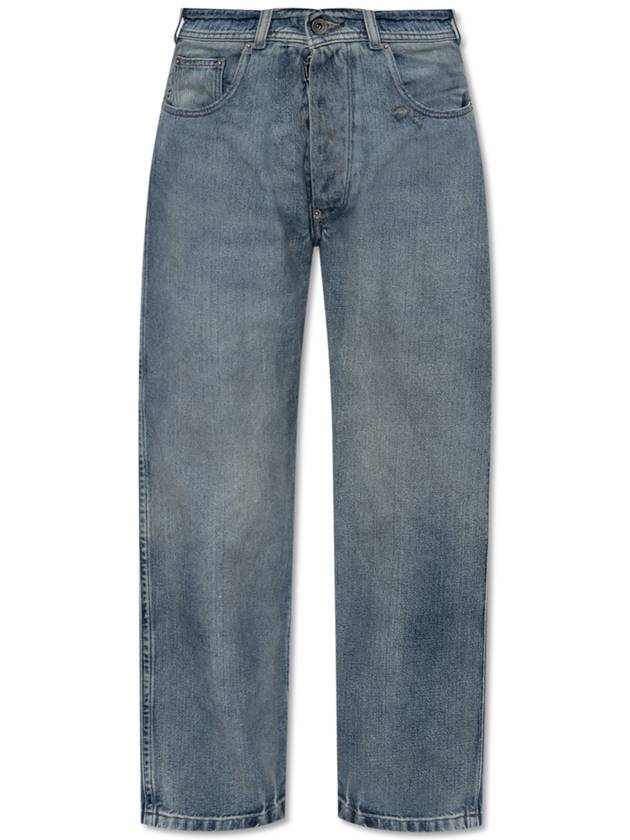 Maison Margiela Jeans With Vintage Effect, Women's, Blue - MAISON MARGIELA - BALAAN 1