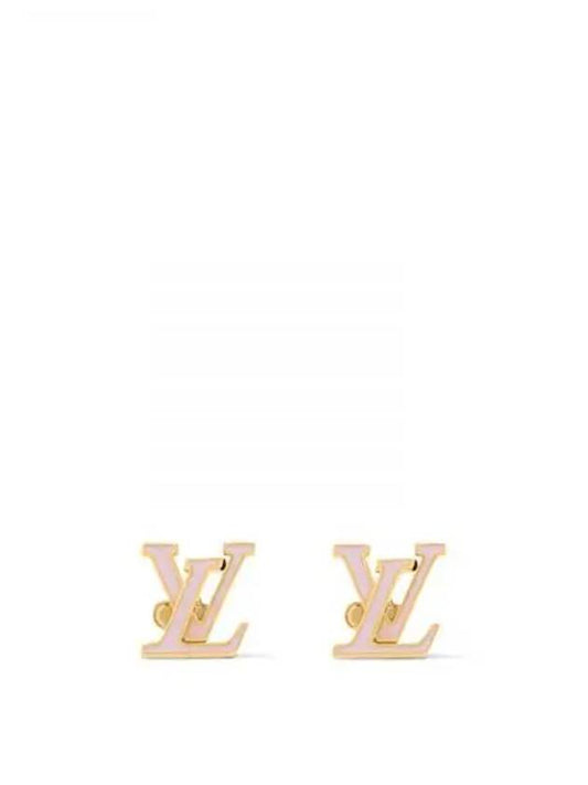 LV Iconic Enamel Earrings Gold - LOUIS VUITTON - BALAAN 2