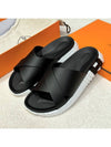 Infra Calfskin Slippers Black - HERMES - BALAAN 2