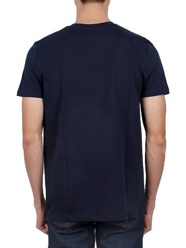 VPC Logo Organic Cotton Short Sleeve T-Shirt Navy - A.P.C. - BALAAN 5