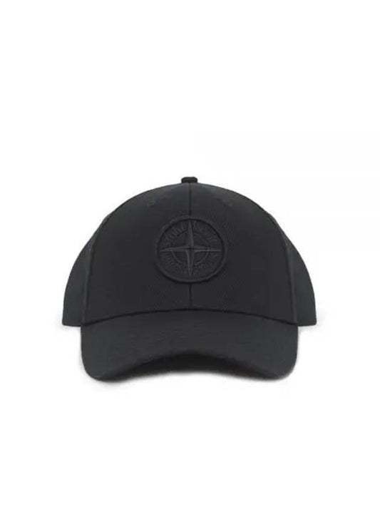 Embroidered Logo Ball Cap Black - STONE ISLAND - BALAAN 2