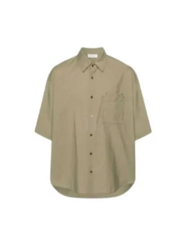 Double Pocket Short Sleeve Khaki - LEMAIRE - BALAAN 2