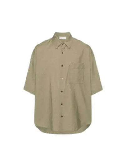 Double Pocket Short Sleeve Khaki - LEMAIRE - BALAAN 2