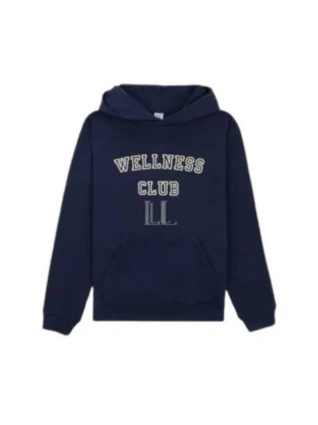 Lettering Logo Hoodie Navy - SPORTY & RICH - BALAAN 2