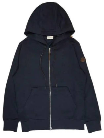 24 8G00065 89AJF 778 Logo Patch Zip up Hoodie - MONCLER - BALAAN 1