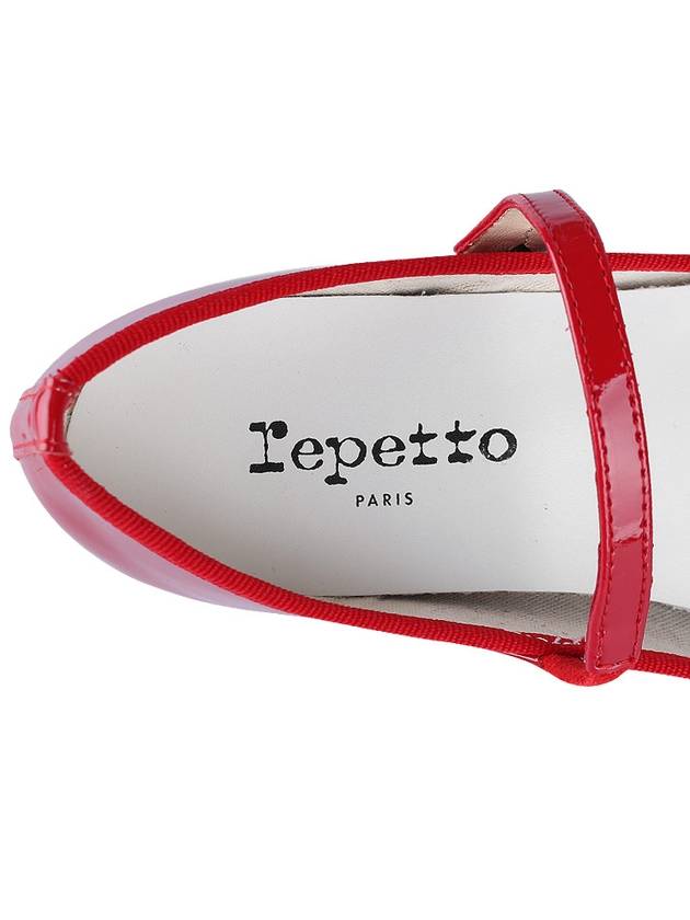 Women's Rose Mary Jane Middle Pumps Red - REPETTO - BALAAN 9