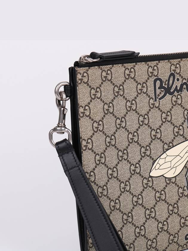 GG canvas bee printing medium clutch bag 473904 - GUCCI - BALAAN 6