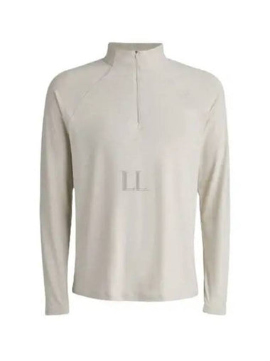 Lux Quarter Zip Slim Fit Mid Layer G4MA23K123A Heather Stone Men s - G/FORE - BALAAN 1