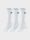 V Cushion Crew 3 Pack Socks White - NIKE - BALAAN 3