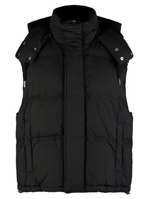 Alexandre Mattiussi Technical Canvas Padded Vest Black - AMI - BALAAN 2