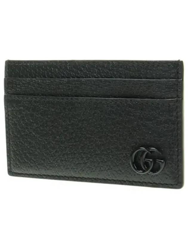 GG Marmont Card Wallet Black - GUCCI - BALAAN 3