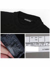 BB Monogram Round Neck Sweatshirt Black - BALENCIAGA - BALAAN 7