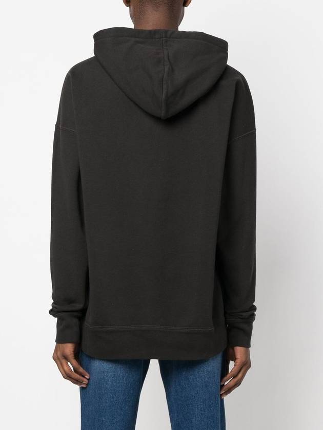 Miley Logo Hoodie Faded Black - ISABEL MARANT - BALAAN 5