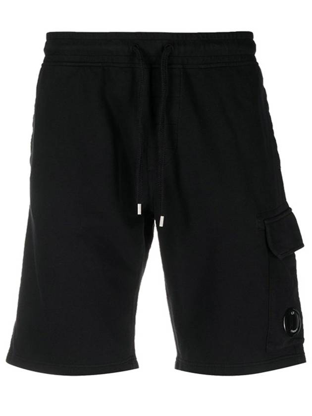 Lens Banding Cargo Shorts Black - CP COMPANY - BALAAN 3