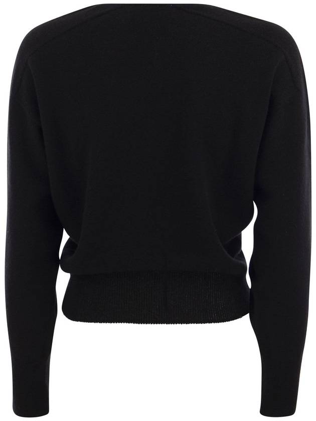 FRANCY - Cashmere V-neck sweater - VANISE - BALAAN 2