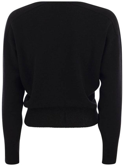 FRANCY - Cashmere V-neck sweater - VANISE - BALAAN 2