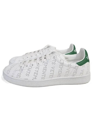 VTSMT3 Women's White Green Logo Sneakers - VETEMENTS - BALAAN 1