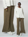 Wide Slit Track Pants Khaki - ATHPLATFORM - BALAAN 1