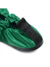 Scrunch Satin Ballerina Kelly Green - GANNI - 6