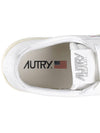 Medalist Goatskin Low Top Sneakers White - AUTRY - BALAAN 9