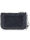 Monogram Logo Plaque Card Wallet Black - MICHAEL KORS - BALAAN 4