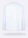 Le Logo Print Long Sleeve T-shirt White - JACQUEMUS - BALAAN 3