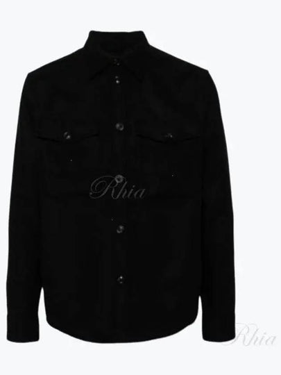 FLAT WOOL OVERSHIRT FMOS11454 9999 Men s - J.LINDEBERG - BALAAN 2