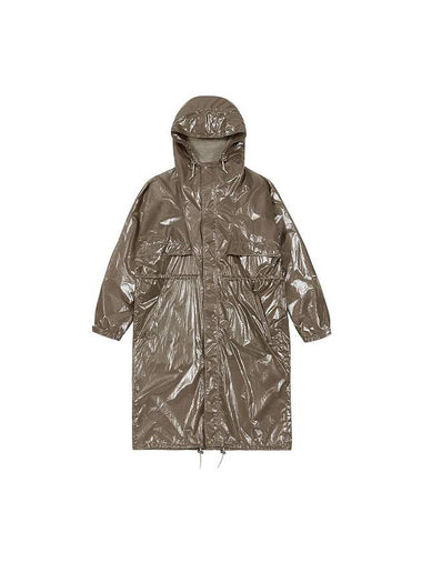 Runway Nylon Raincoat Brown - ULKIN - BALAAN 1