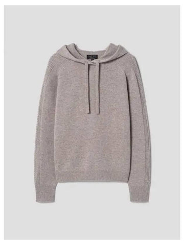 Rag Bone Women s Maud Cashmere Hooded Sweatshirt Hoodie Oatmeal Domestic Product GM0024082790400 - RAG & BONE - BALAAN 1