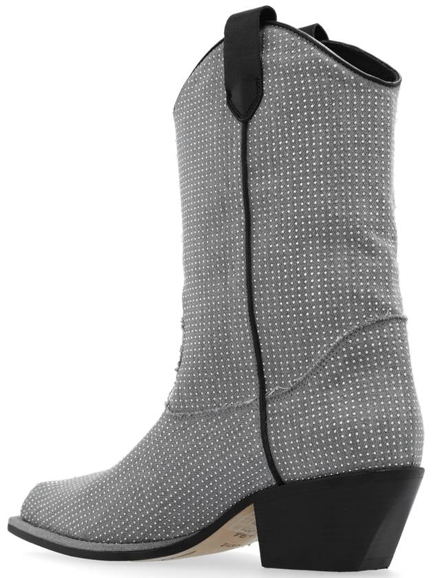 Vic Matie Heeled Ankle Boots, Women's, Grey - VIC MATIE - BALAAN 5