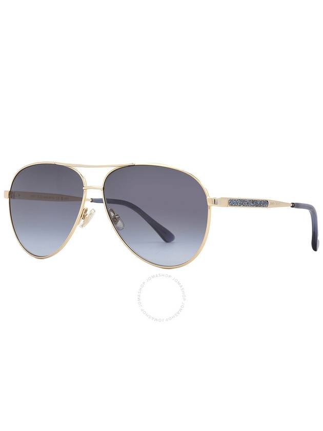 Jimmy Choo Grey Shaded Pilot Ladies Sunglasses JIMENA/S 0LKS/GB 60 - JIMMY CHOO - BALAAN 3