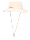 Le Bob Artichaut Bucket Hat Off White - JACQUEMUS - BALAAN 4