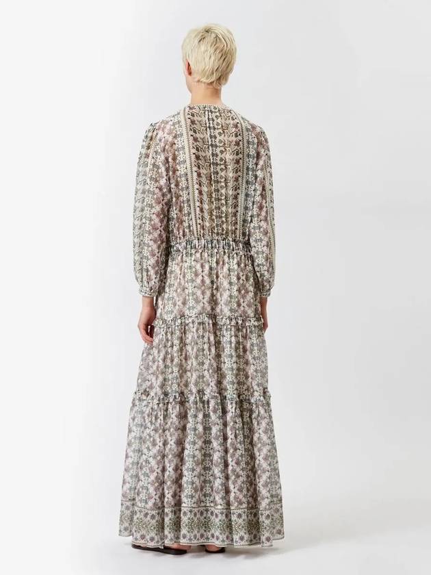 Mafezia Silk Long Dress - ISABEL MARANT - BALAAN 4