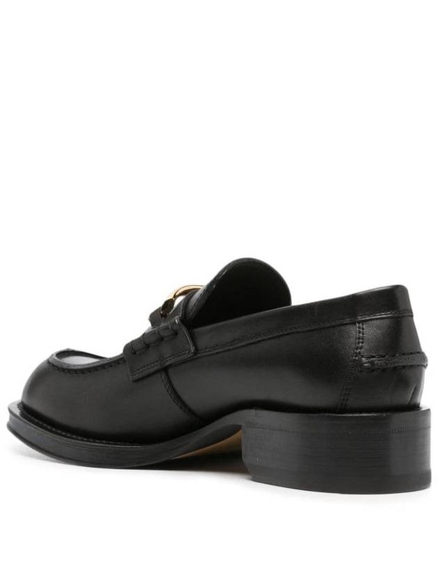 Loafer FWSHGL02CARBA23 10 Black - LANVIN - BALAAN 4