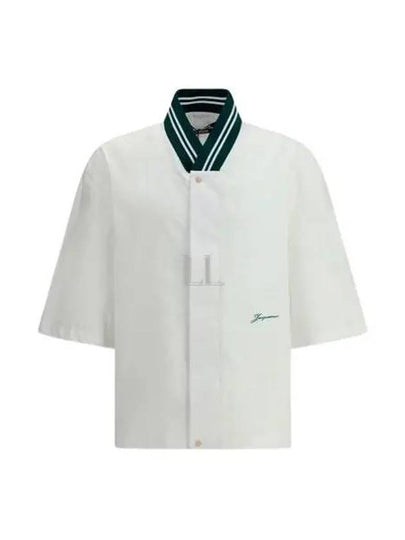 La Chemise Baseball Long Sleeve Shirt White - JACQUEMUS - BALAAN 2