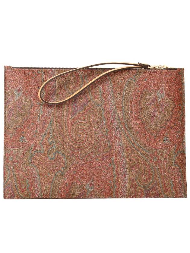 Paisley Strap Clutch Bag Brown - ETRO - BALAAN 6