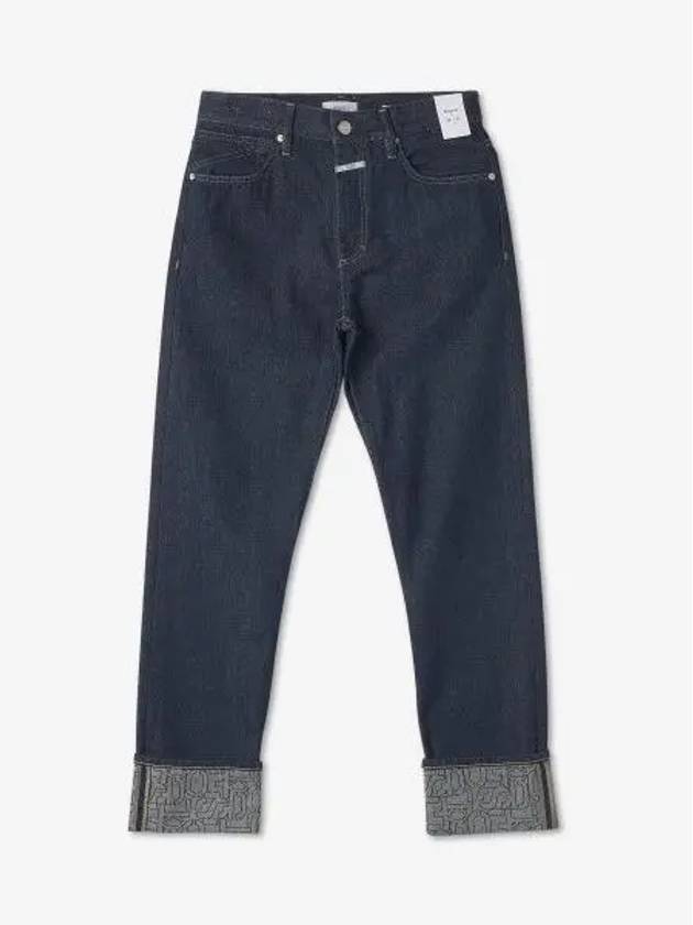 Bogus Straight Denim Pants Dark Blue C3619614P20DBL - CLOSED - BALAAN 1