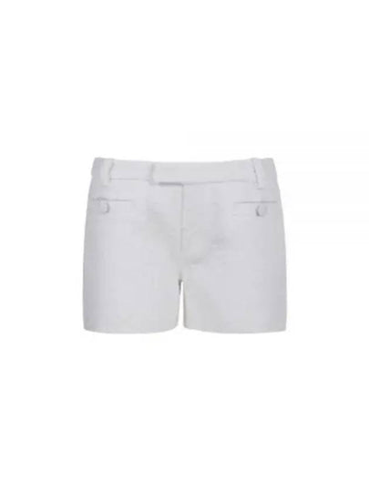 Boucle Shorts White - AMI - BALAAN 2