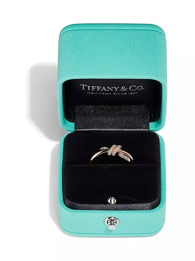 Tiffany note ring rose gold diamond setting 69526438 - TIFFANY & CO. - BALAAN 5