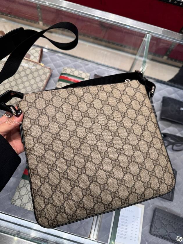 GG Supreme Cross Bag Black Beige - GUCCI - BALAAN 3