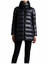 Women's Suyen Long Padding Navy - MONCLER - BALAAN 3