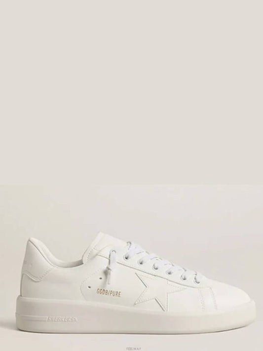 Purestar Lace-Up Low-Top Sneakers White - GOLDEN GOOSE - BALAAN 2