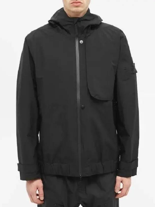 Shadow Project Waffen Goretax Hooded Jacket Black - STONE ISLAND - BALAAN 10