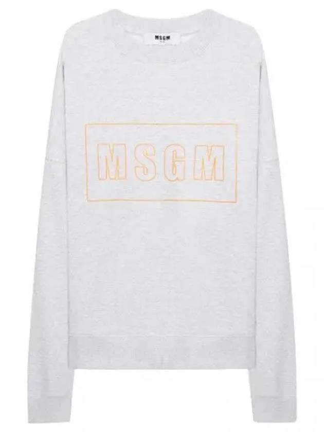 neon box logo sweatshirt men - MSGM - BALAAN 1