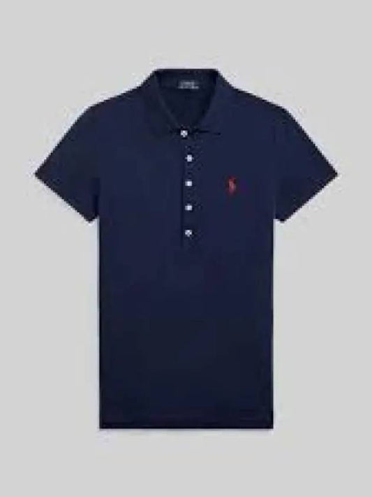 Savings W Slim Fit Mesh Navy - POLO RALPH LAUREN - BALAAN 1