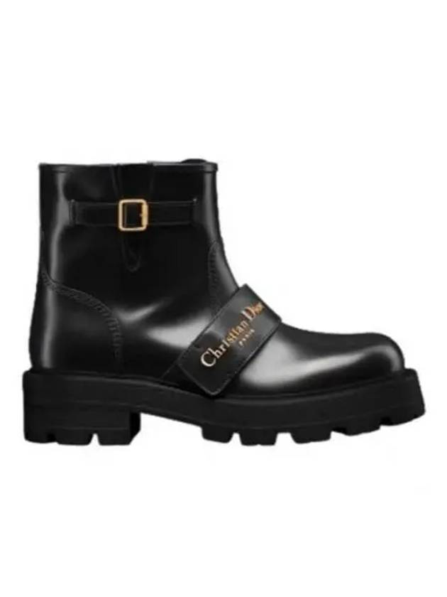 D-Quest Leather Ankle Boots Black - DIOR - BALAAN 2