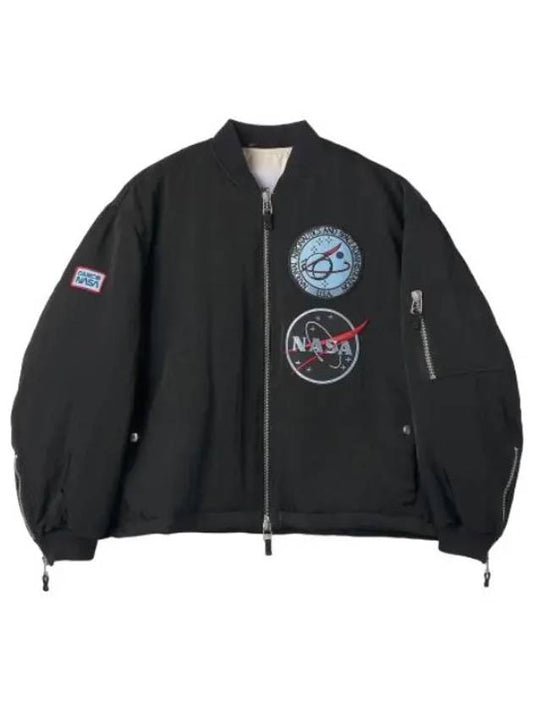 NASA Bomber Black Blouson Jacket Aviation Jumper - OAMC - BALAAN 1