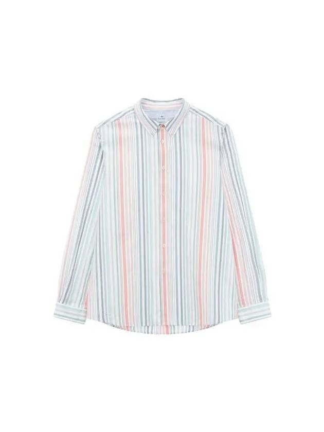 PS Striped Button Down Shirt Multi - PAUL SMITH - BALAAN 1